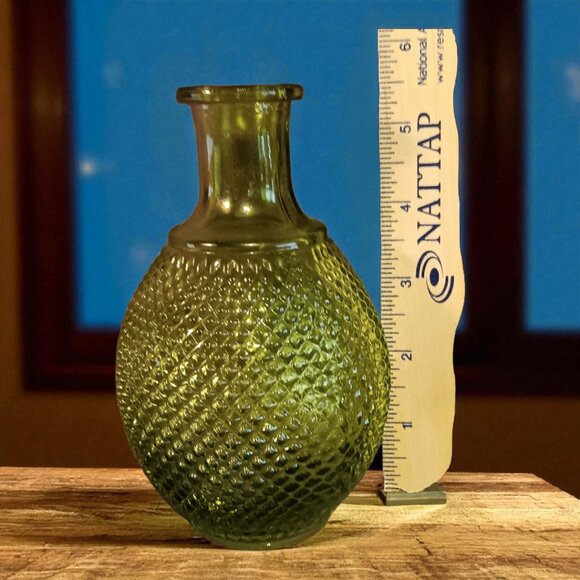 Vintage Mid-Century Empoli glass decanter - Picture 5 of 5